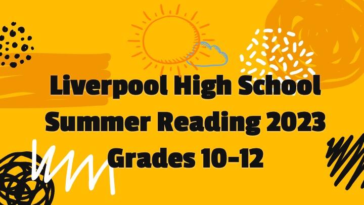 10th-12th Grade Summer Reading Intro Slide